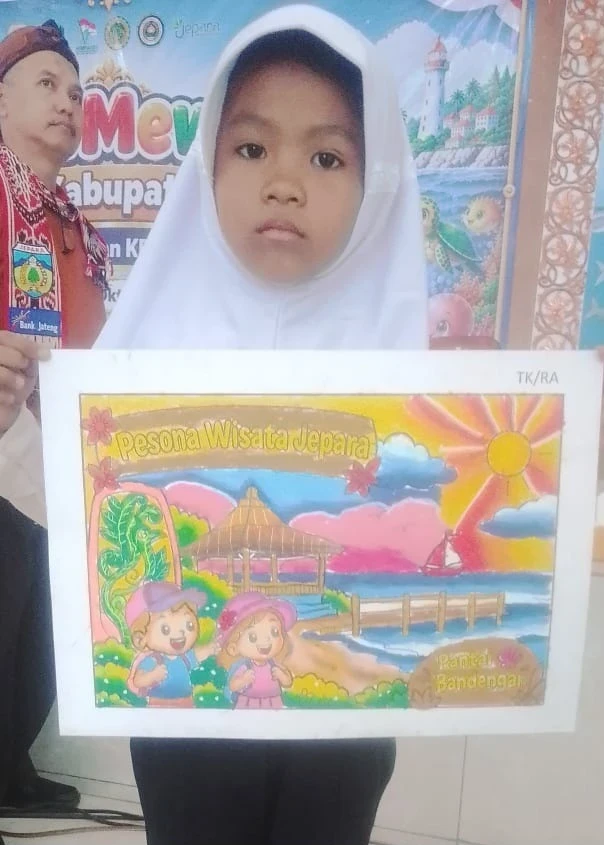 Kembangkan Bakat Seni Anak, RA Darul Huda 1 Karanggondang Berlaga di Lomba Mewarnai Kabupaten Jepara