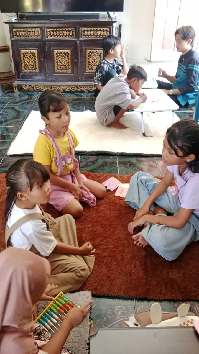 POKJA II DESA DAMPINGI PEMBELAJARAN DI HABIBA LIBRARY