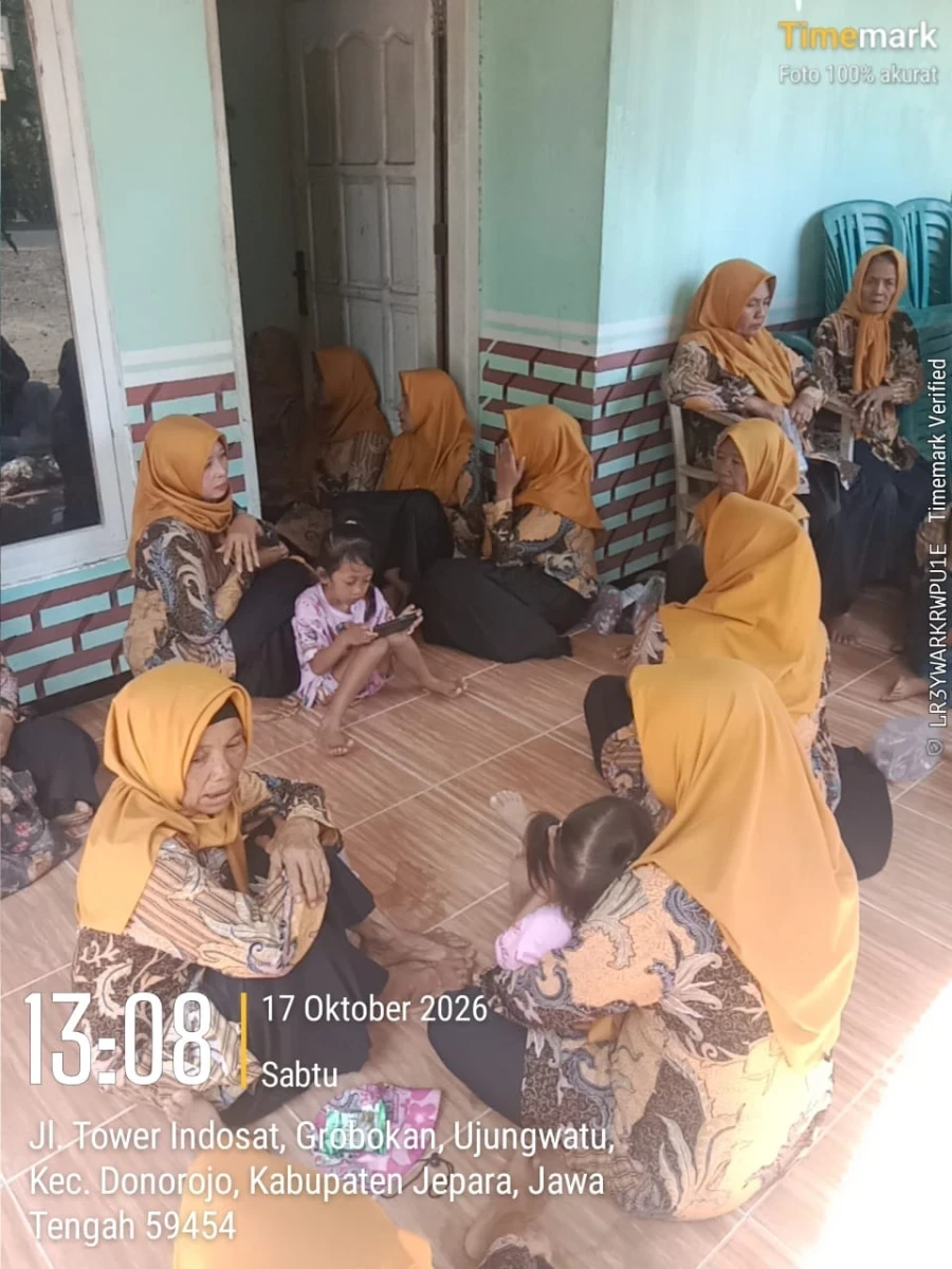 PERTEMUAN RUTIN PKK RT 01 RW 03 DUKUH GROBOGAN