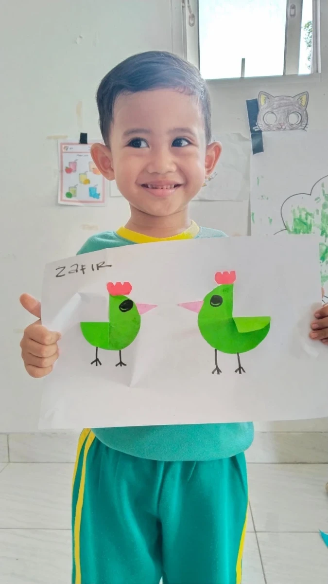 Kegiatan pos PAUD Anggrek Indah Desa Rau