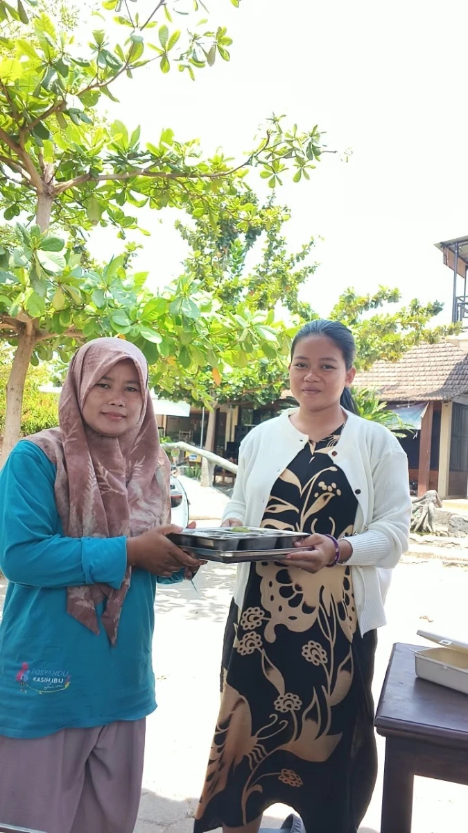 Penyaluran Makan Bergizi Gratis (MBG) bagi Ibu Hamil di Posyandu Kasih Ibu 1