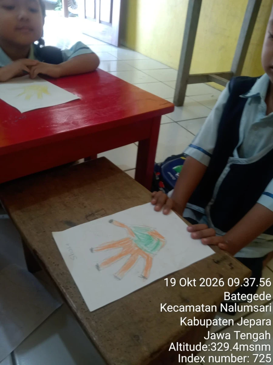 Kegiatan menggambar jari