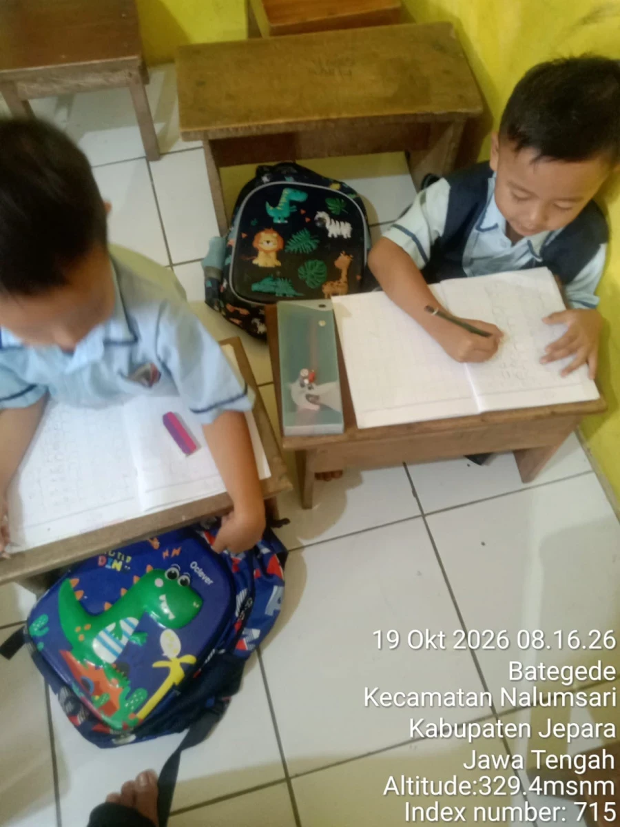 Menulis angka 1 sampai 10