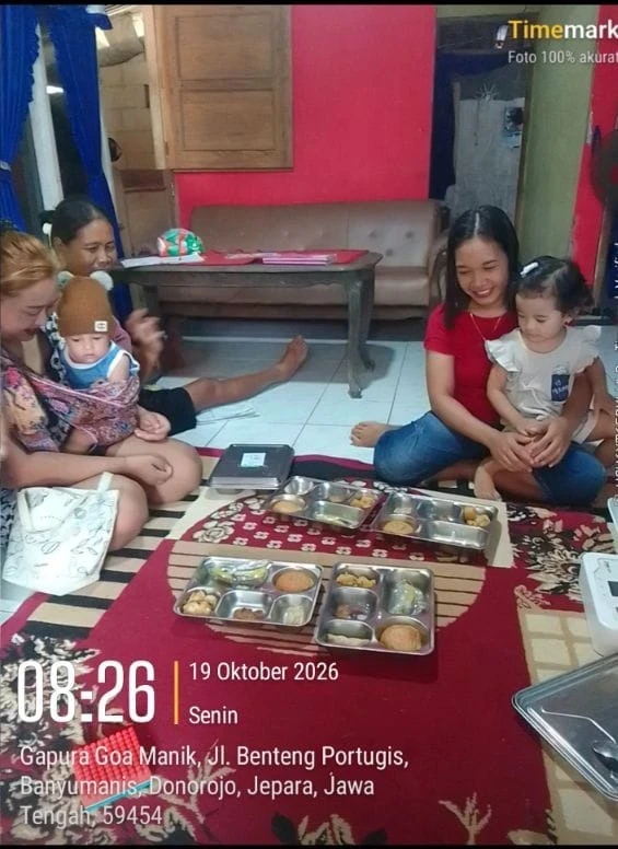 KEGIATAN PENDISTRIBUSIAN MBG DAN PMT  Pos Mawar Merah 6, Dukuh Donorojo, Desa Banyumanis