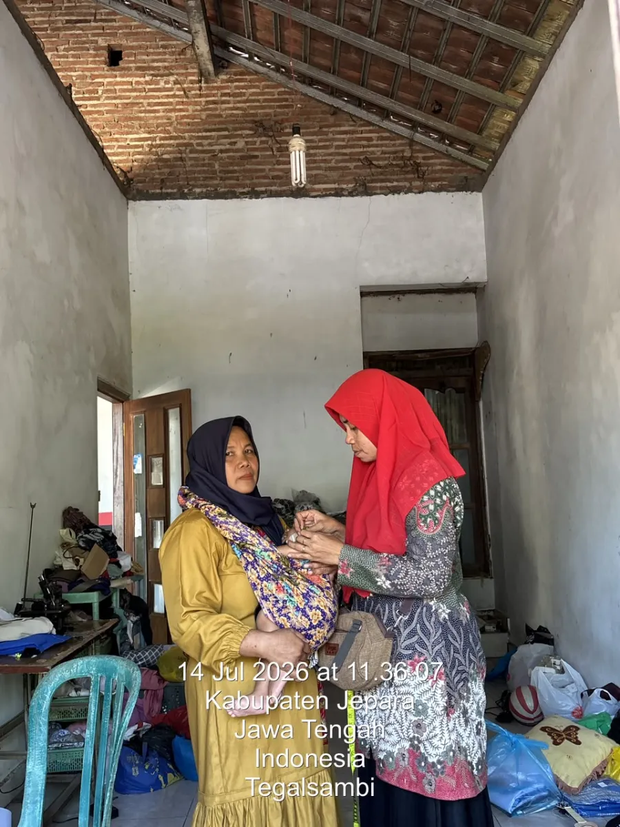 Kunjungan Kader Posyandu dalam Pemantauan Tumbuh Kembang Bayi dan Balita di Desa Tegalsambi RT 08 RW 02
