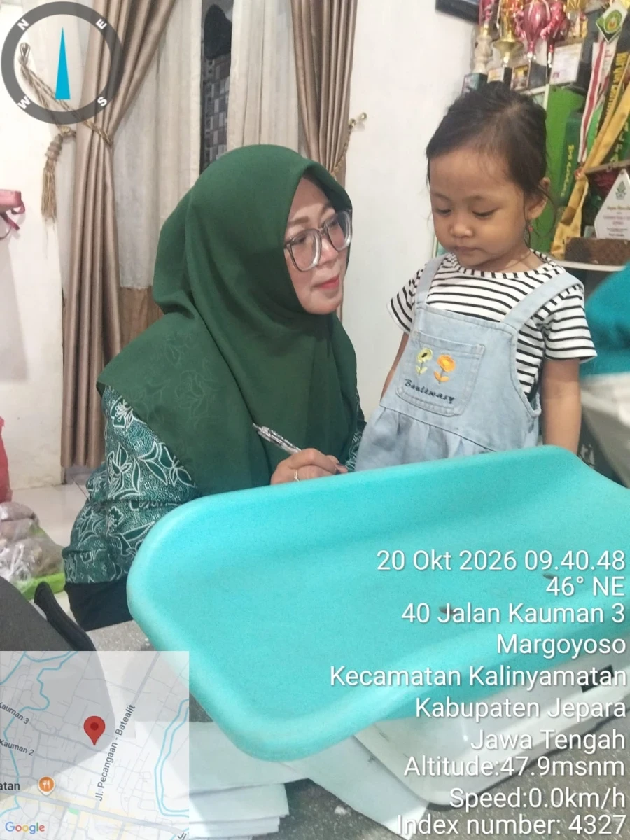 TP. PKK Desa Margoyoso berpartisipasi dalam Kegiatan Posyandu ILP