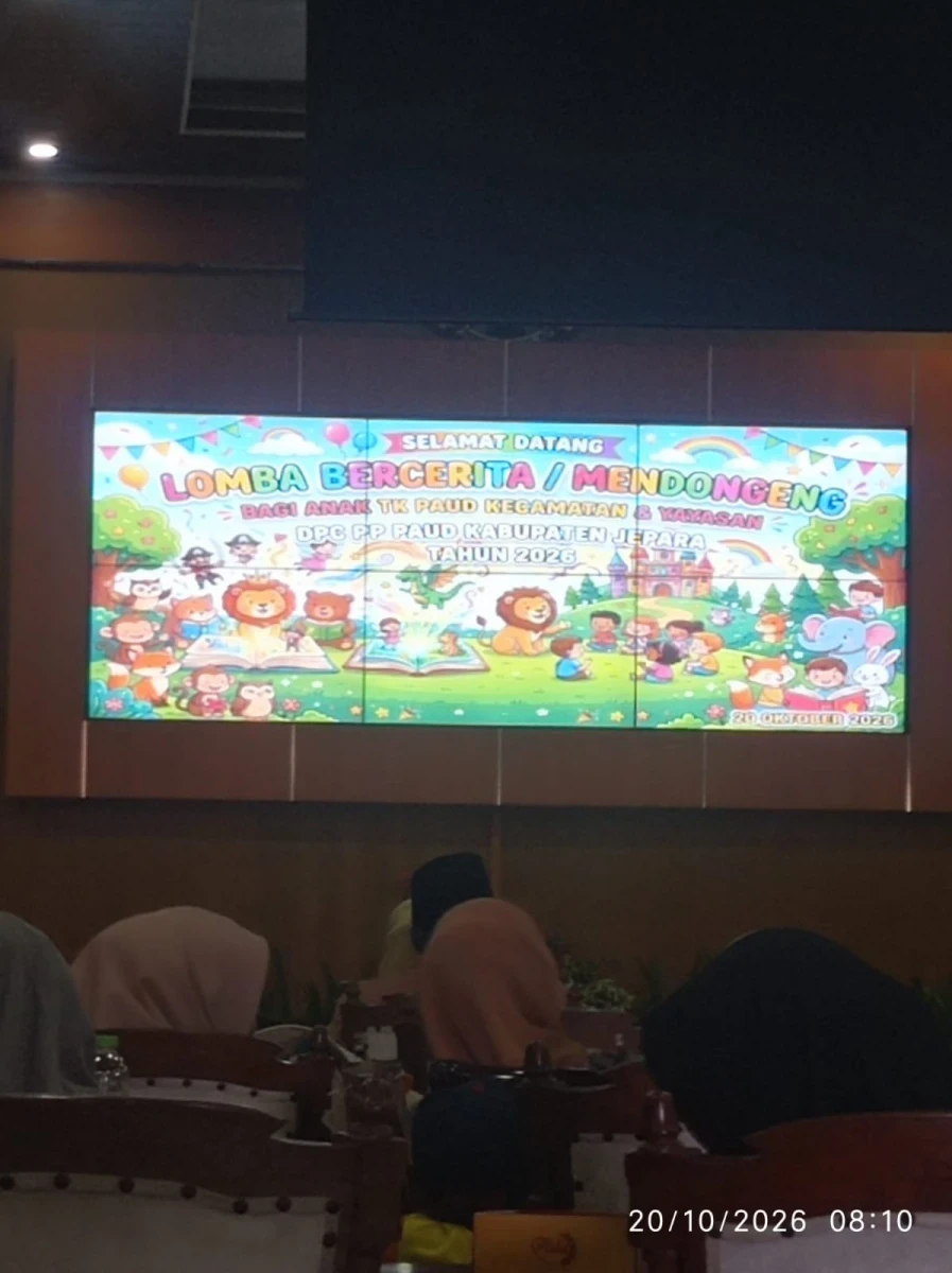 Lomba Bercerita / Mendongeng Bagi Anak TK PP PAUD Kabupaten Jepara Tahun 2026