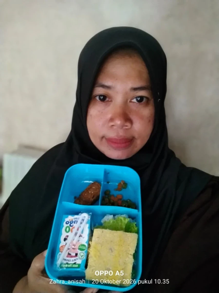 Mbg desa Langon post Melati 3 Pembagian mbg dengan sasaran bumil, busui , balita non PAUD