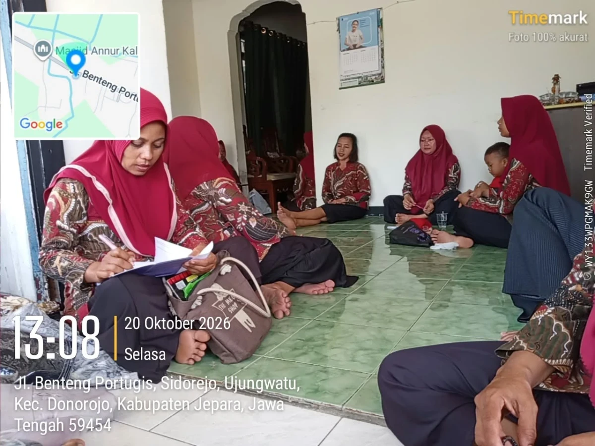 PERTEMUAN RUTIN PKK RT 07 RW 03 DUKUH GROBOGAN