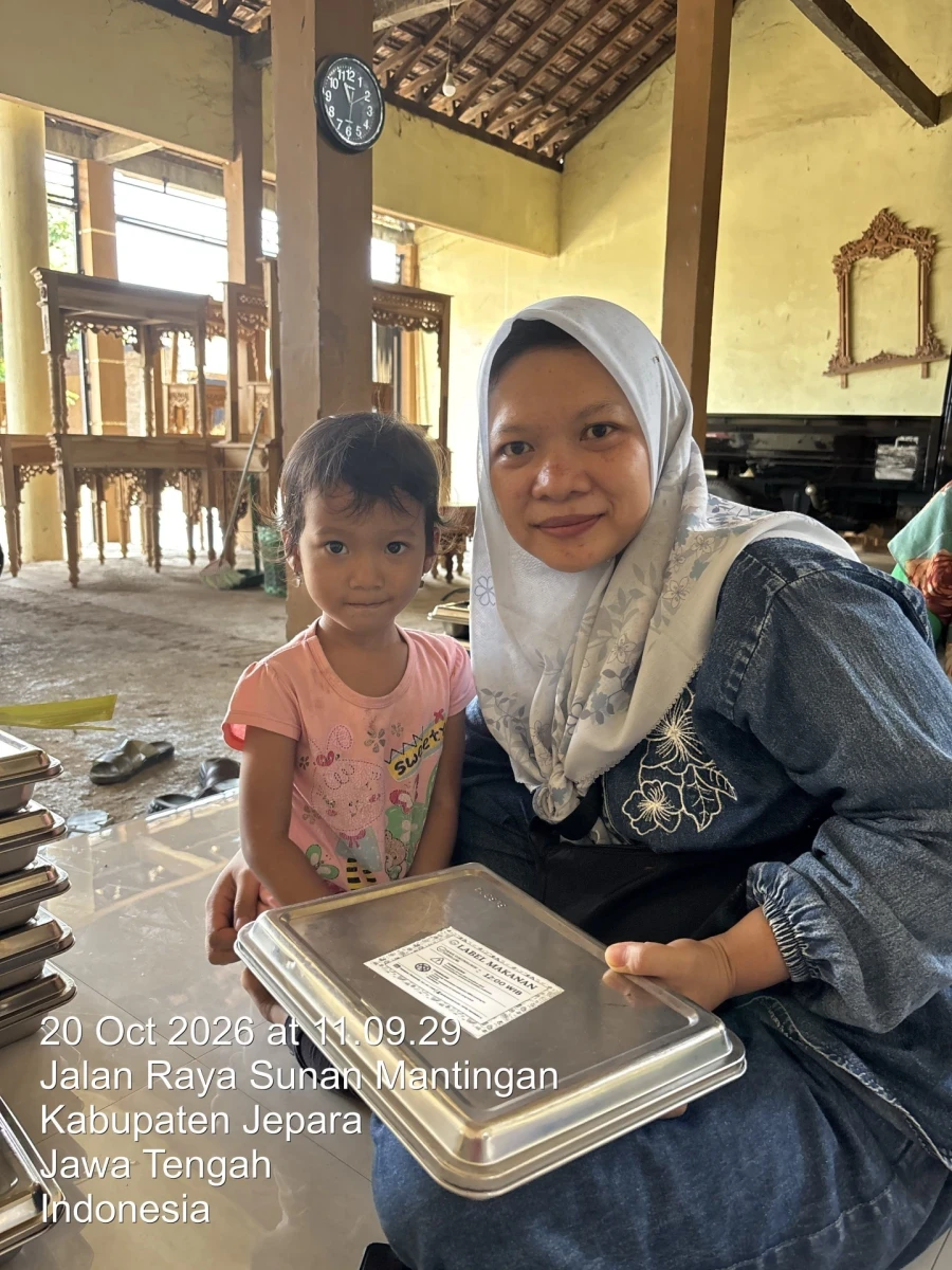 Pembagian MBG untuk Balita di Posyandu Kasih Ibu 2