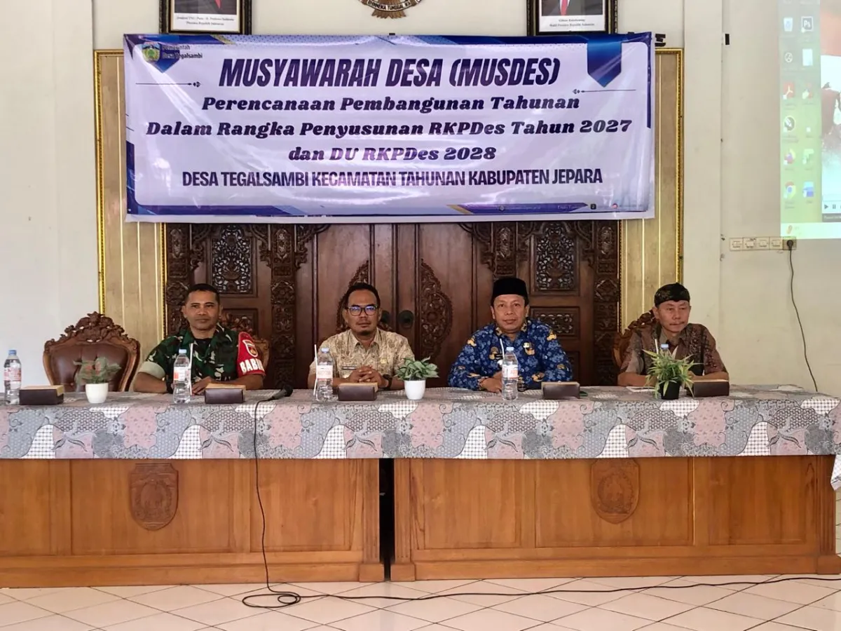 TP PKK Desa Tegalsambi Hadiri Musyawarah Desa Perencanaan Pembangunan