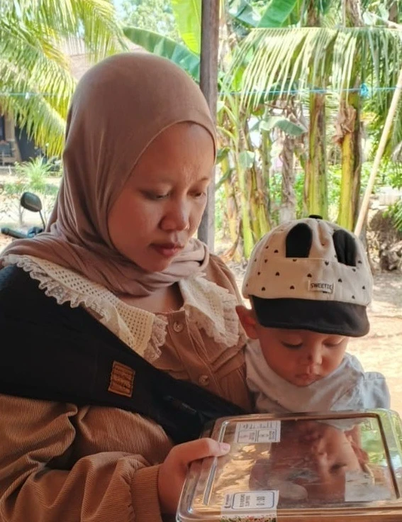 Penyaluran Menu Makan Bergizi Gratis (MBG) Ibu Menyusui – Posyandu Harapan 8 Desa Karanggondang