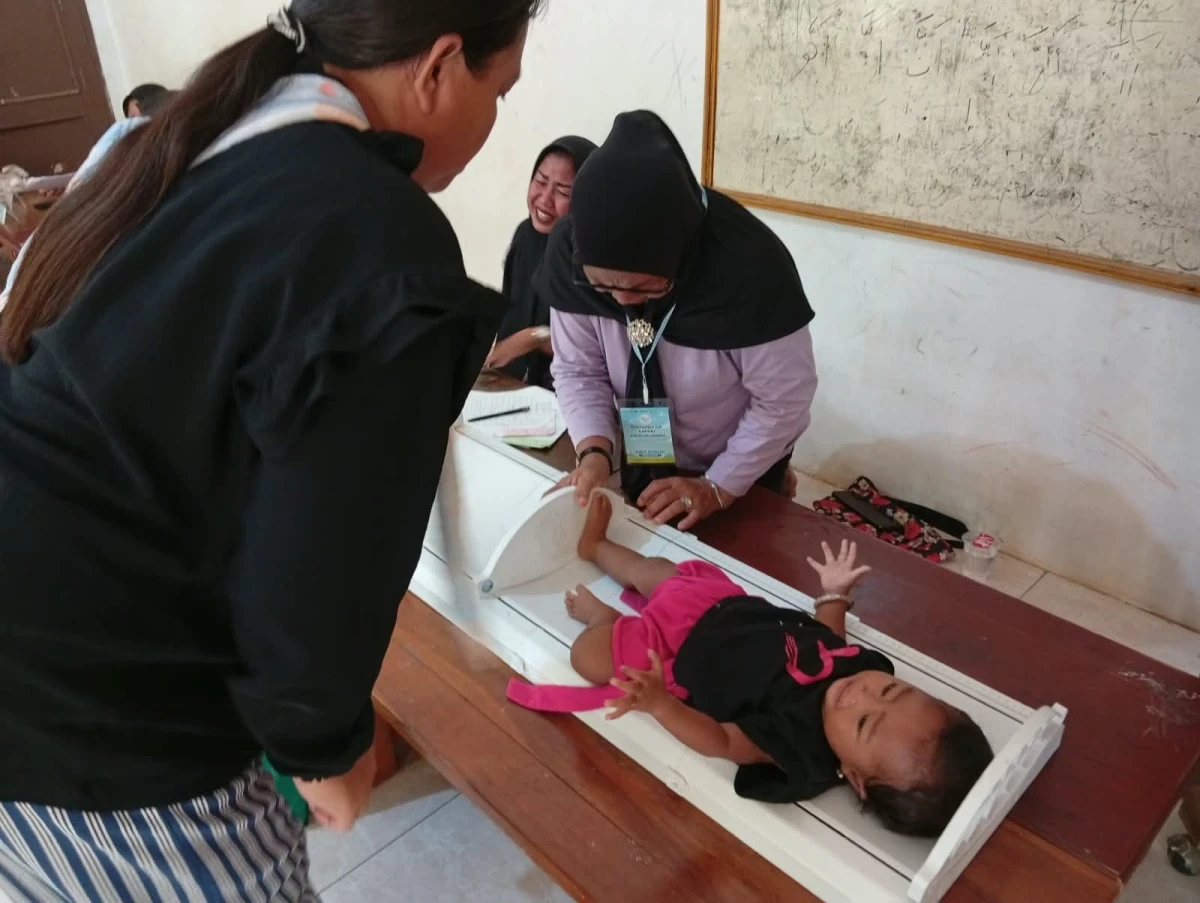 Kegiatan Posyandu ILP Kartini Desa Kaliaman 
