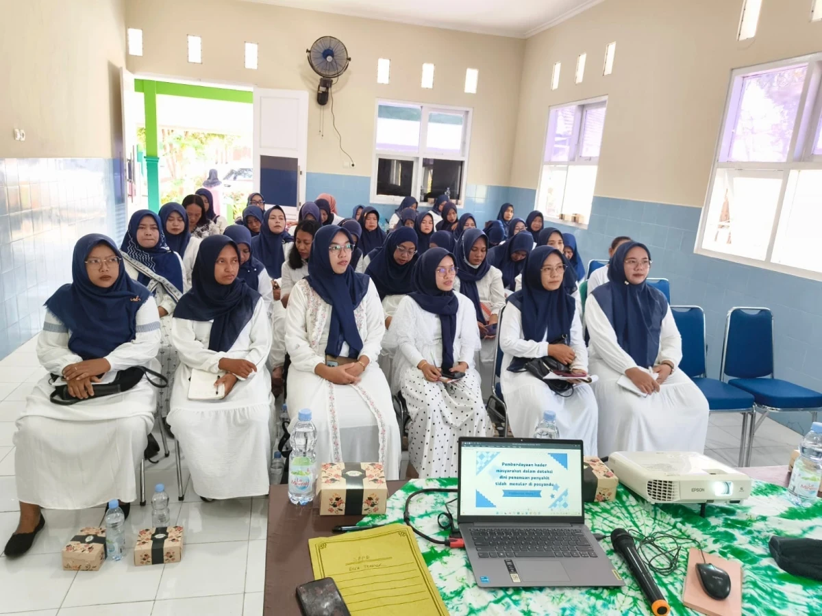 Sosialisasi pemberdayaan kader dalam deteksi dini penemuan penyakit tidak menular 