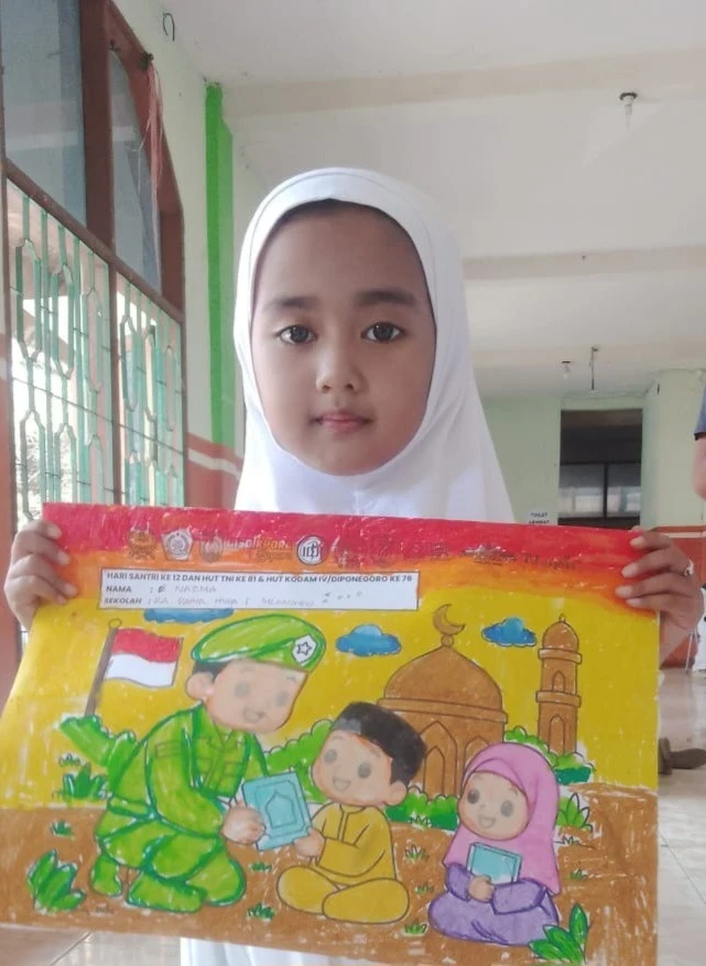RA Darul Huda 1 Karanggondang Salurkan Seni Lewat Lomba Mewarnai Se-Kabupaten Jepara