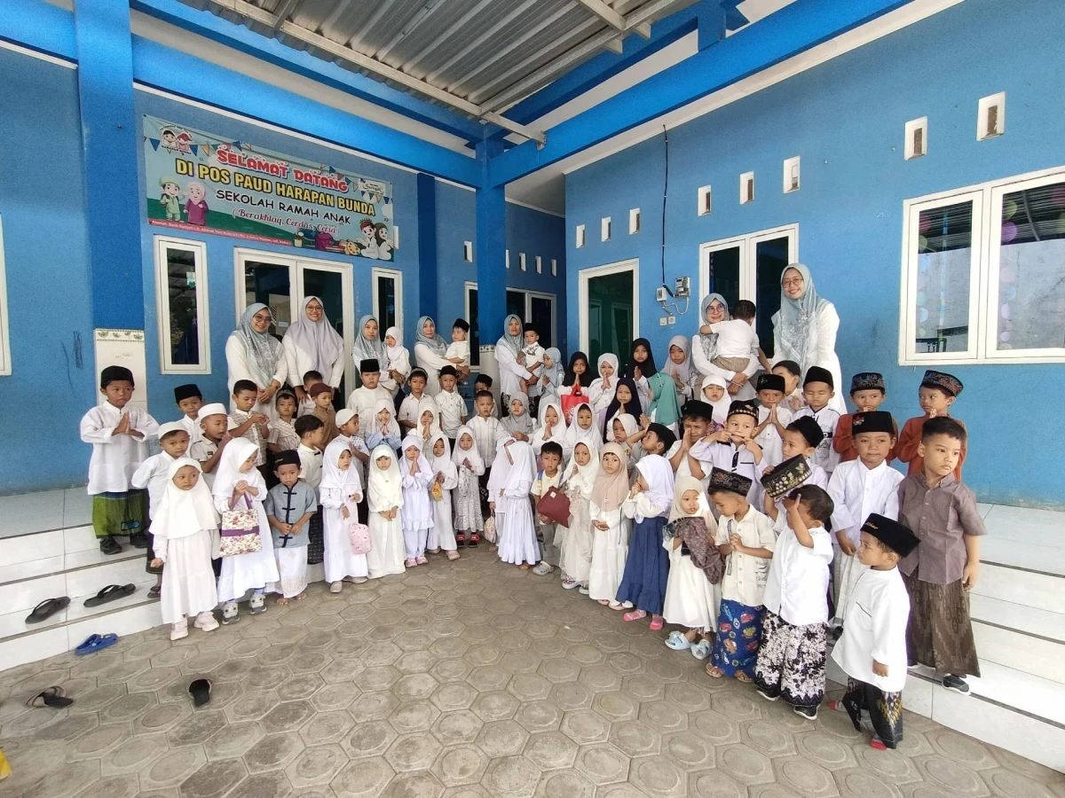 Keseruan Memperingati Hari Santri di PAUD Harapan Bunda Pelemkerep