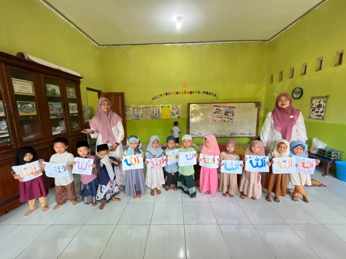 TP PKK desa Mangunan bersama di PAUD Melati