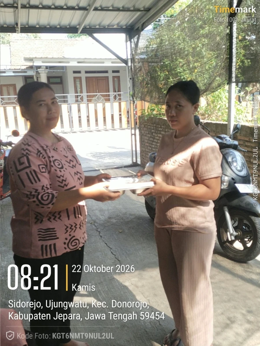 PENDISTRIBUSIAN MAKAN BERGIZI GRATIS (MBG) DI RW 02 POS 02 SIDOREJO