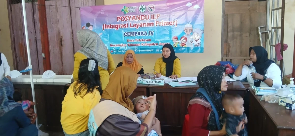 POSYANDU ILP CEMPAKA 4 DESA PETEKEYAN LAKSANAKAN PEMERIKSAAN KESEHATAN RUTIN BULANAN