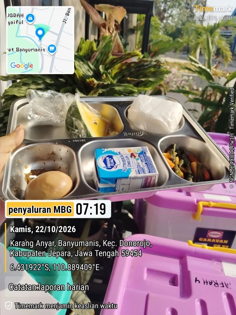 Penyaluran Makan Bergizi Gratis (MBG) bagi Ibu Hamil dan Balita di Posyandu Mawar Merah 4