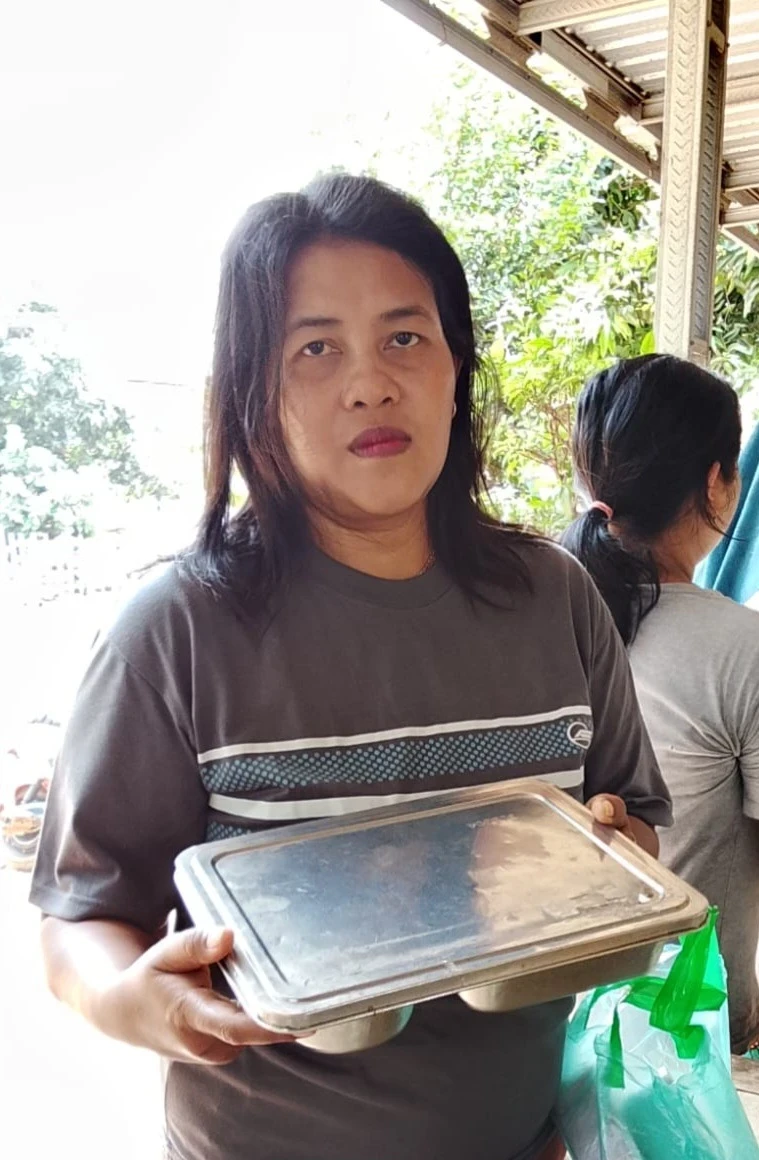 Penyaluran Menu MBG Ibu Menyusui Posyandu Harapan 1 RW 09 Desa Karanggondang ​