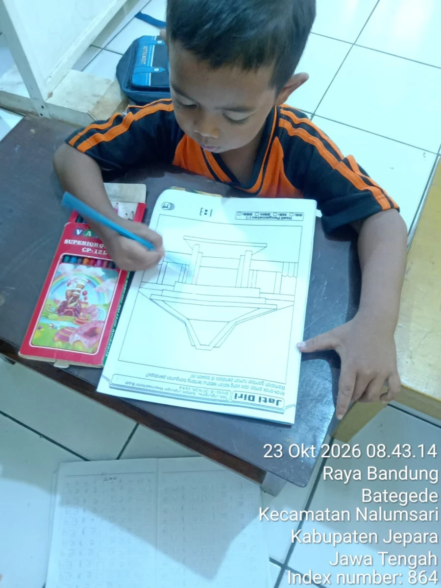 Mewarnai rumah 