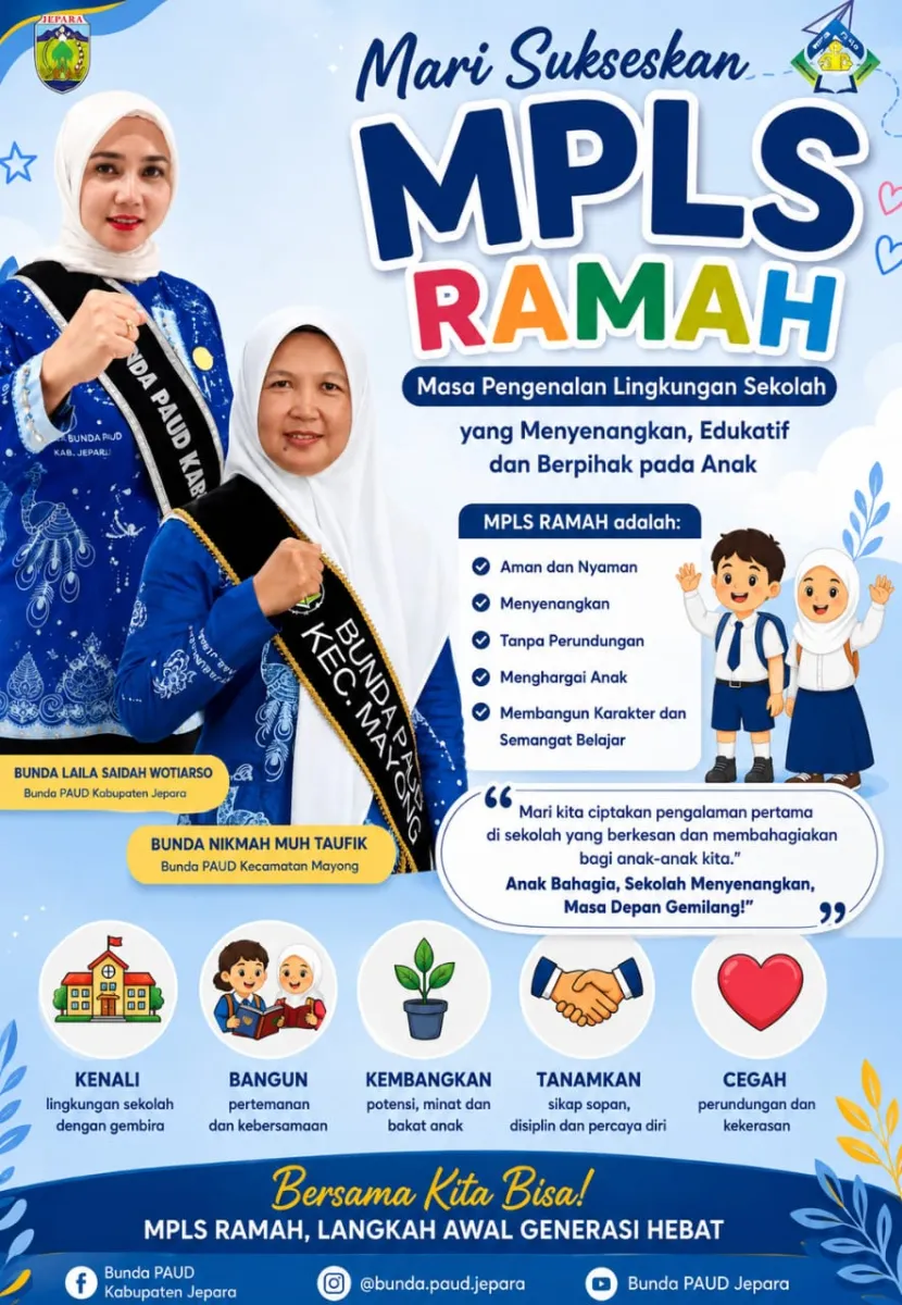 Bersama Bunda PAUD Mayong, Wujudkan MPLS Ramah dan Penuh Kasih