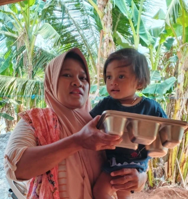  Program MBG Balita Posyandu Harapan 8 RW 02 Desa Karanggondang 