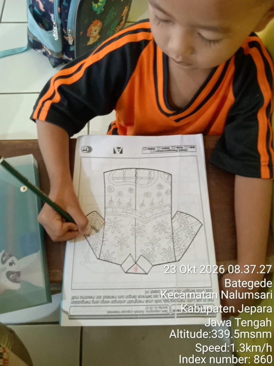Menggambar batik 