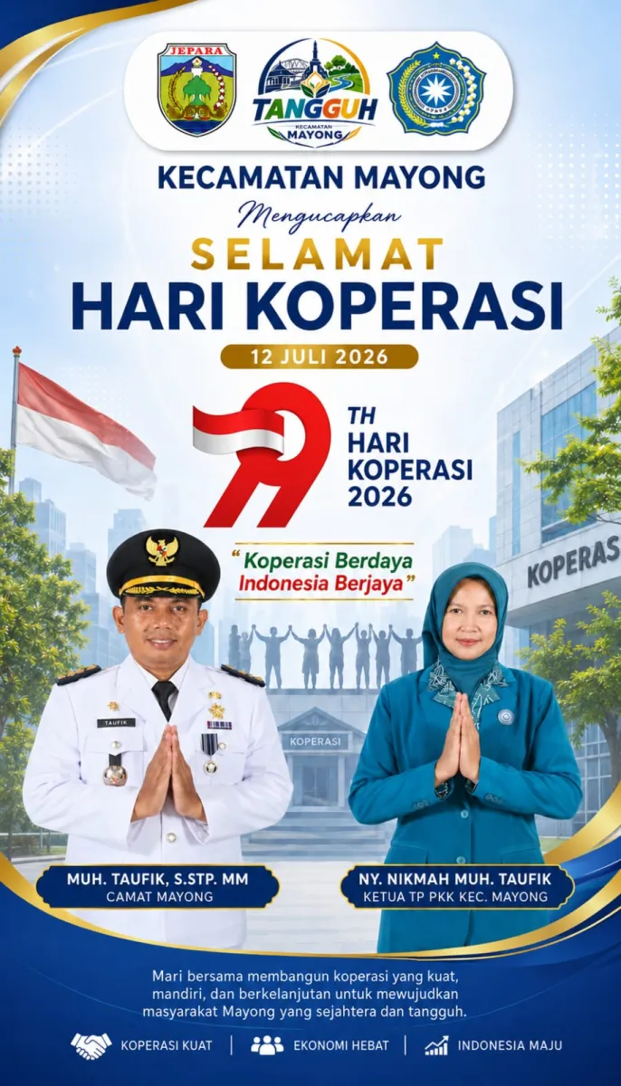 Hari Koperasi ke-79, Saatnya Bersama Wujudkan Mayong Tangguh