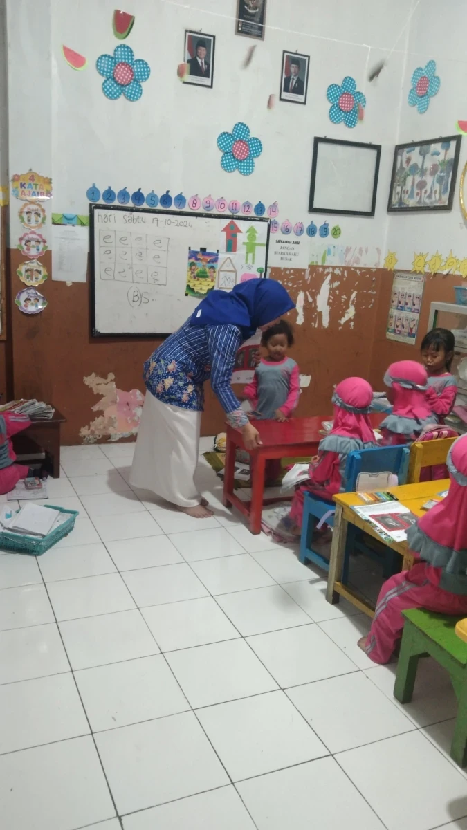 KUNJUNGAN BUNDA PAUD KECAMATAN DONOROJO KE TK TA TULAKAN Donorojo 