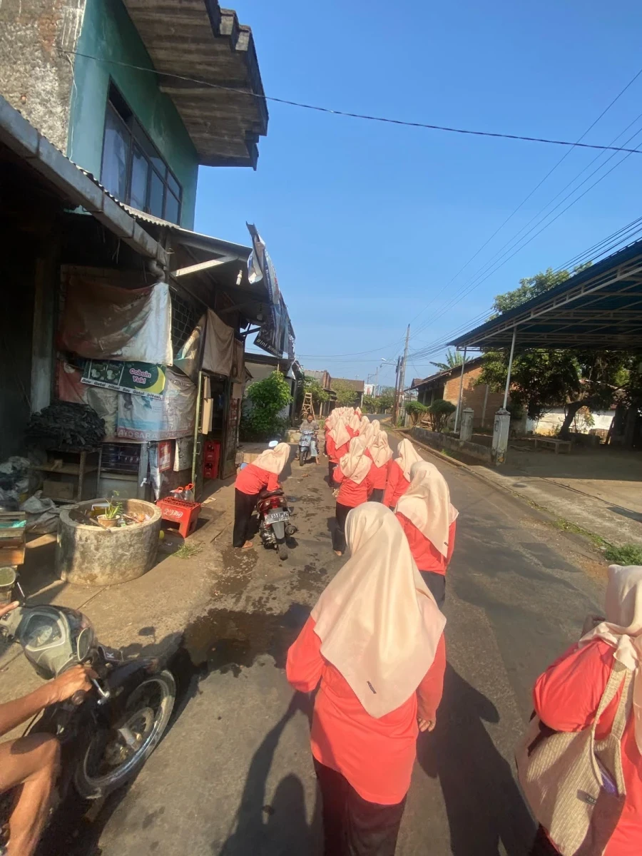 PKK RT 04 RW 02 BENDANSARI TAHUNAN GELAR PERTEMUAN RUTIN, ACARA JALAN SEHAT DAN DOORPRIZE