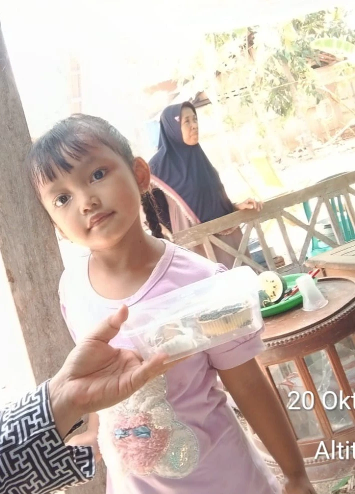 Pemberian Makanan Tambahan (PMT) Balita RW 02 Desa Karanggondang: Sajian Bergizi Nugget, Bolu Mesis Keju, dan Kroket Tempe