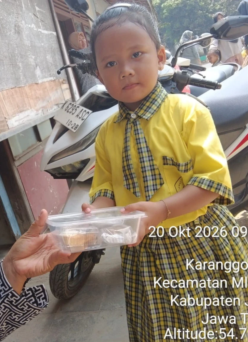 Menu Lezat & Bergizi PMT Balita RW 06 Karanggondang 