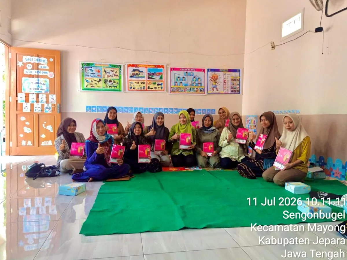 Kelas ibu hamil di desa Sengonbugel 