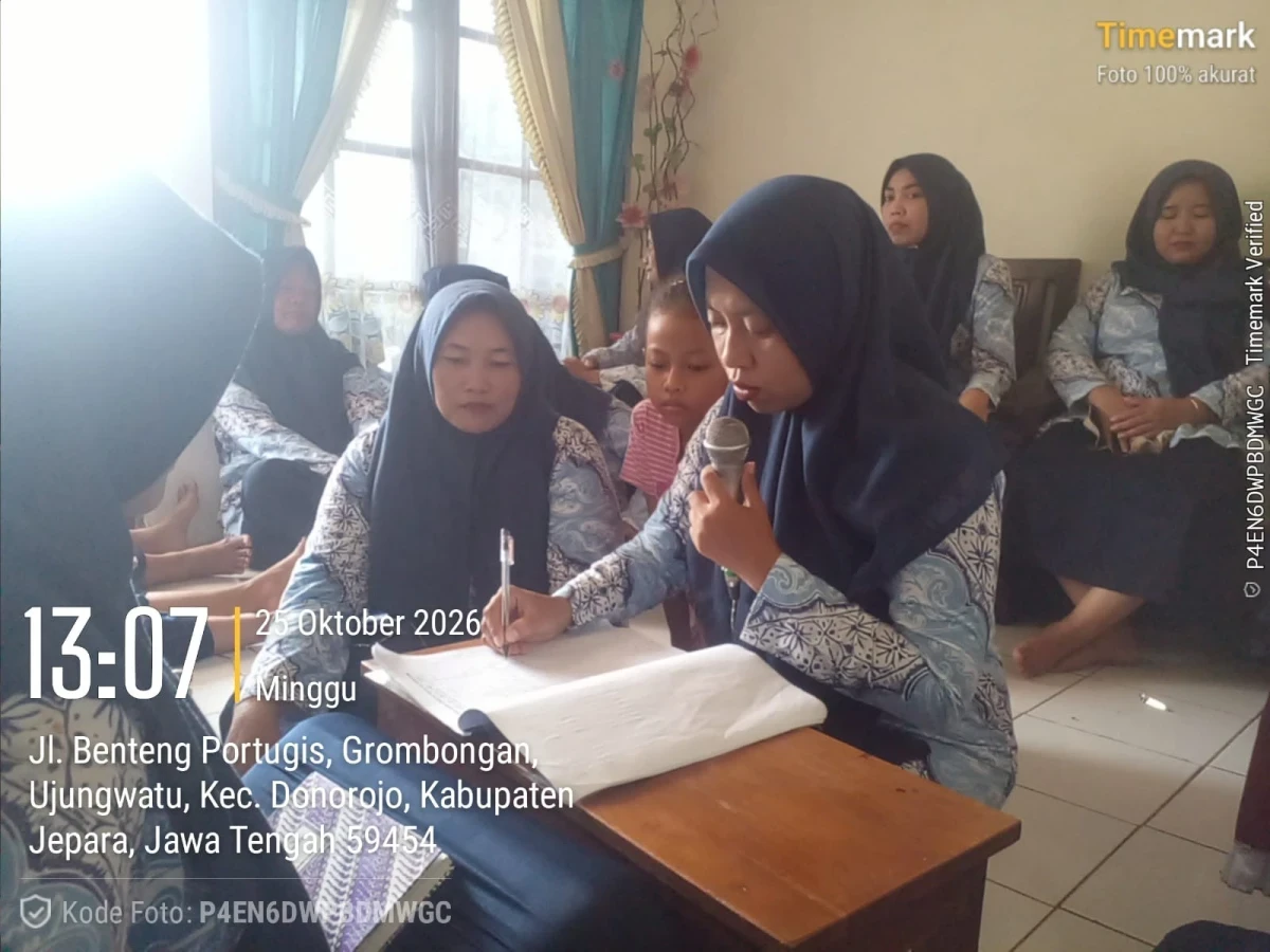 PERTEMUAN RUTIN PKK RT 02 RW 03 DUKUH GROBOGAN