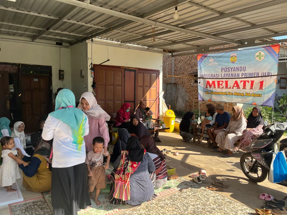 Kegiatan posyandu melati 1 bulan juli 
