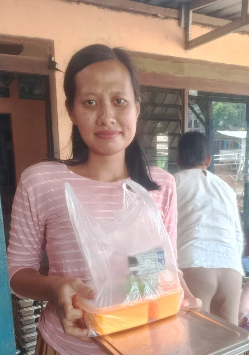 Penyaluran Program MBG Ibu Hamil Posyandu Harapan 6 RW 07 Desa Karanggondang
