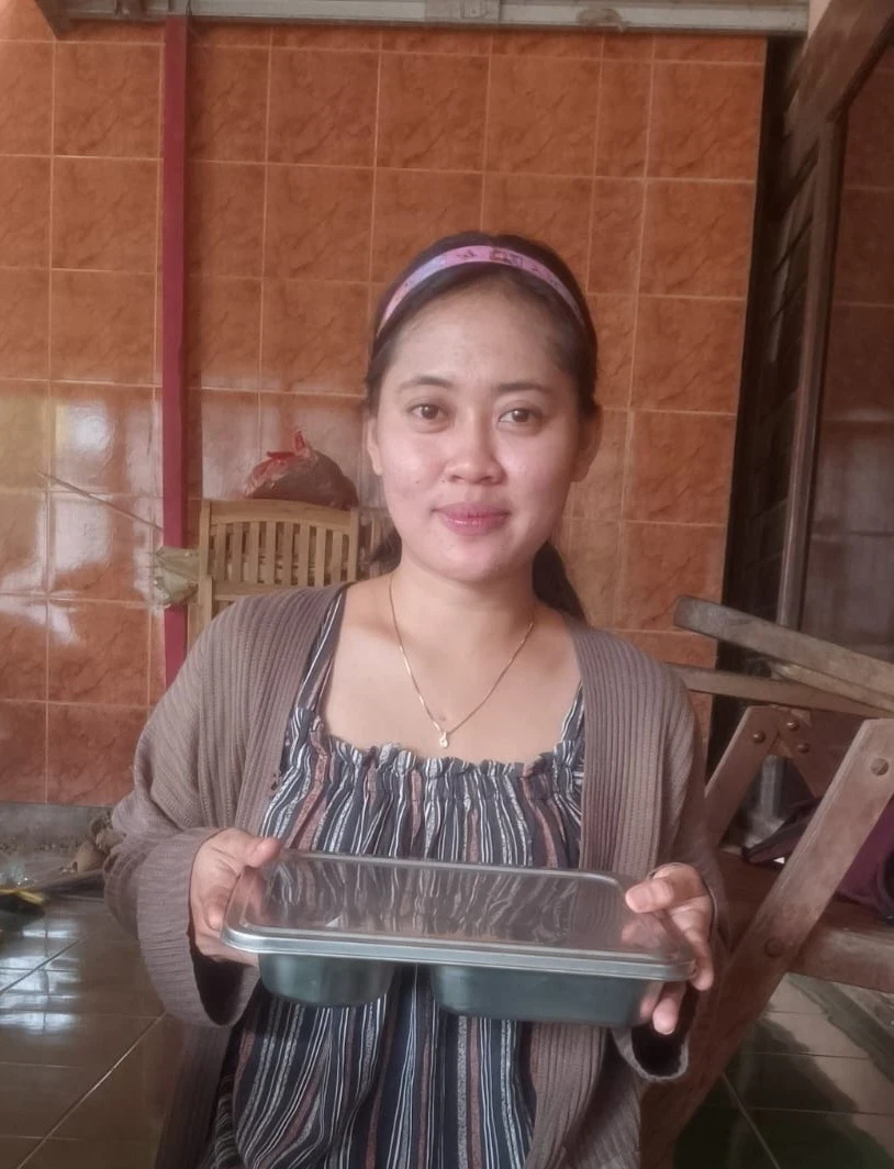 Kegiatan PMT Ibu Menyusui Posyandu Harapan 6 RW 07 Desa Karanggondang