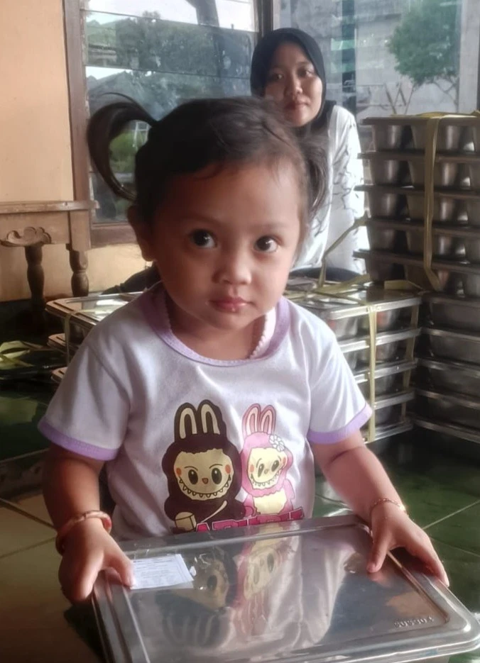 Kegiatan MBG Balita Posyandu Harapan 6 RW 07 Desa Karanggondang