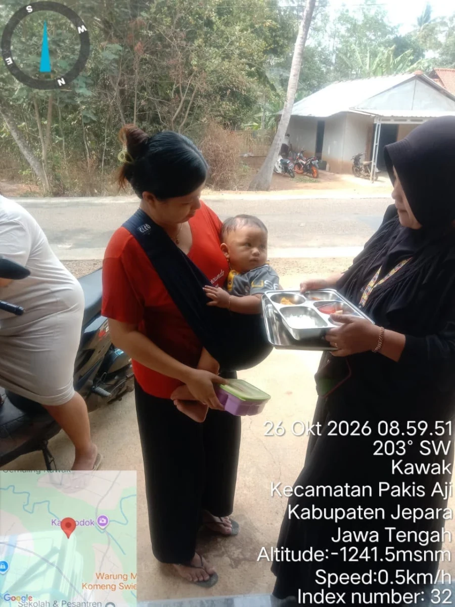 "Distribusi MBG di Posyandu Nusa Bhakti 2 Desa Kawak: Komitmen Penuhi Gizi Seimbang Sesuai Kebutuhan Tubuh"
