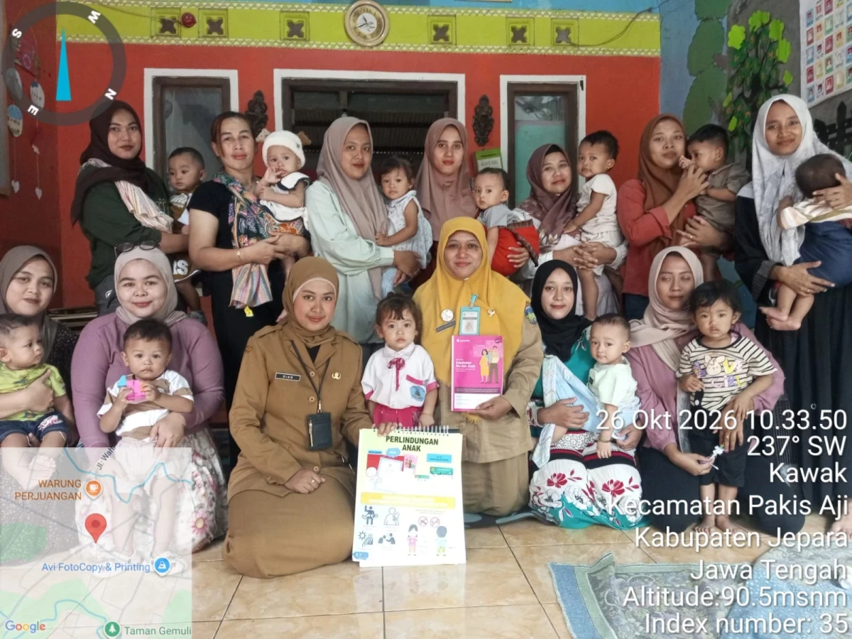 "15 Anak Antusias Ikuti Kelas Balita di Desa Kawak, Hadirkan Narasumber Inspiratif dari Pokja 4 TP PKK Pakis Aji"