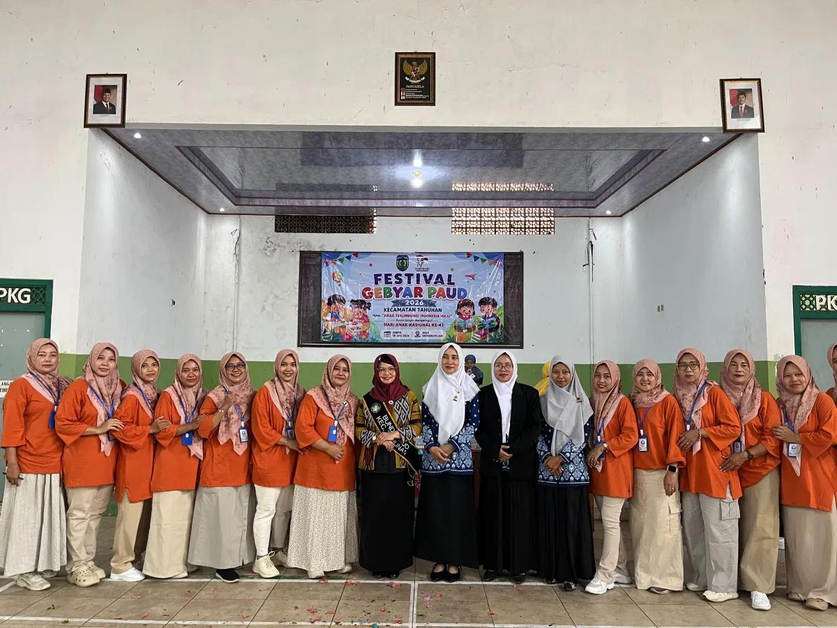 Bunda PAUD Kecamatan Tahunan menghadiri Kegiatan Gebyar PAUD Kecamataan Tahunan dalam rangka hari ANAK