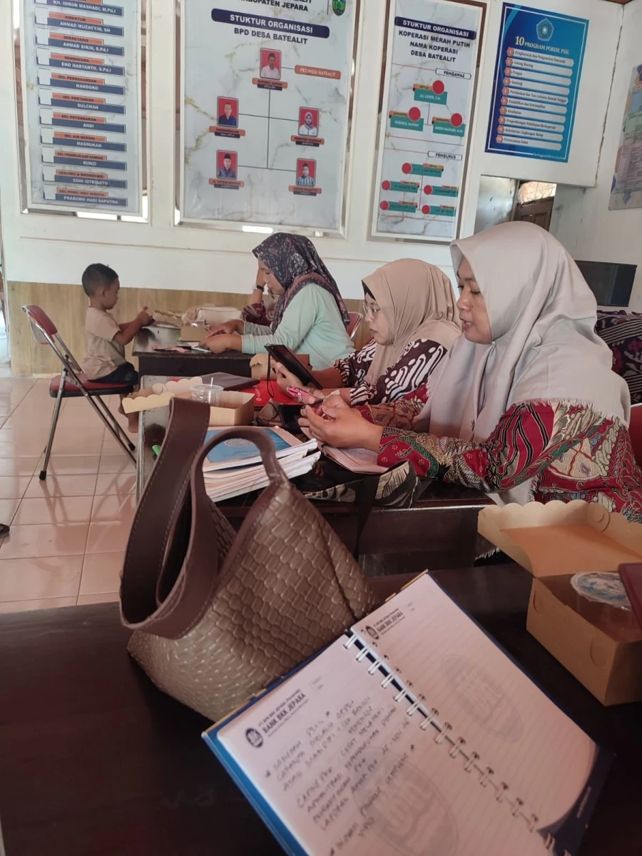 Rakor tp PKK desa batealit