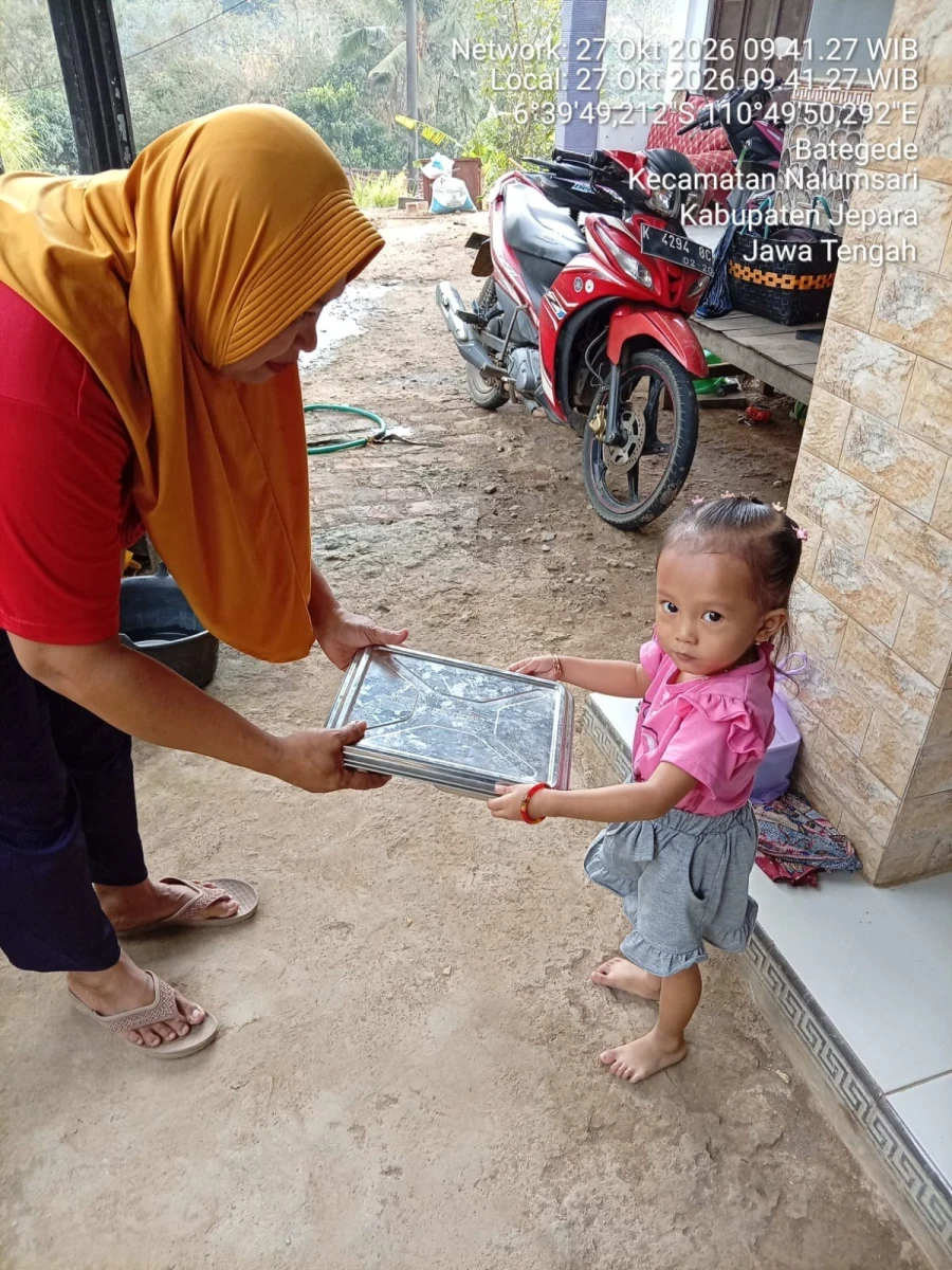 Kegiatan kader pemberian mbg bagi balita stunting 