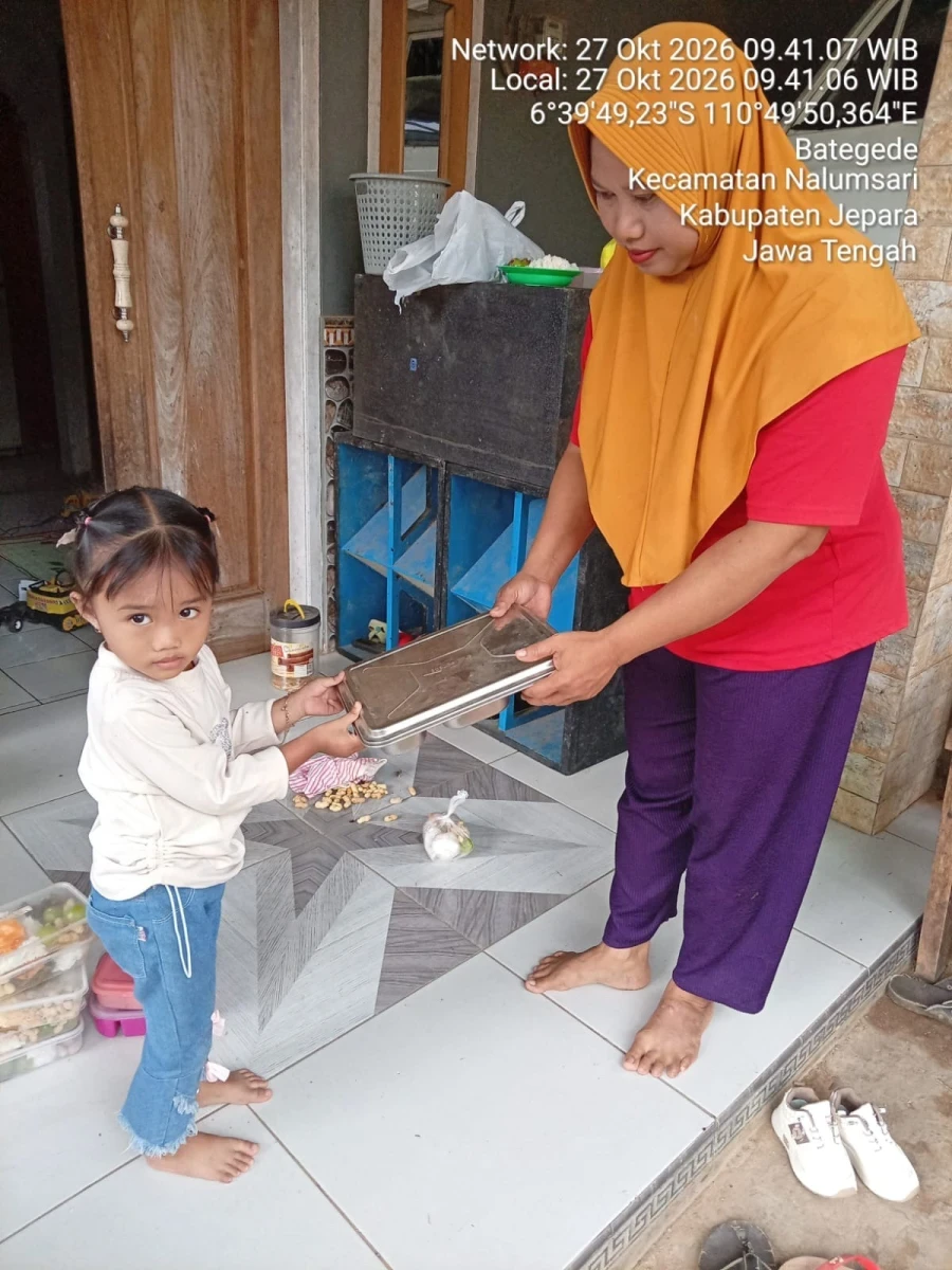 Kegiatan kader pemberian mbg untuk balita 