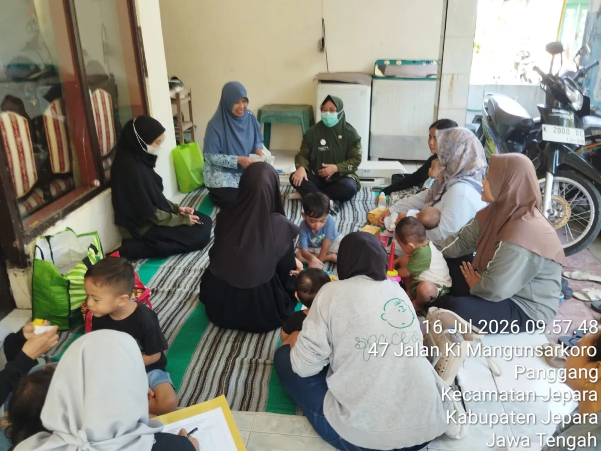 Posyandu dengan Kelas Balita di pos Kartini 5