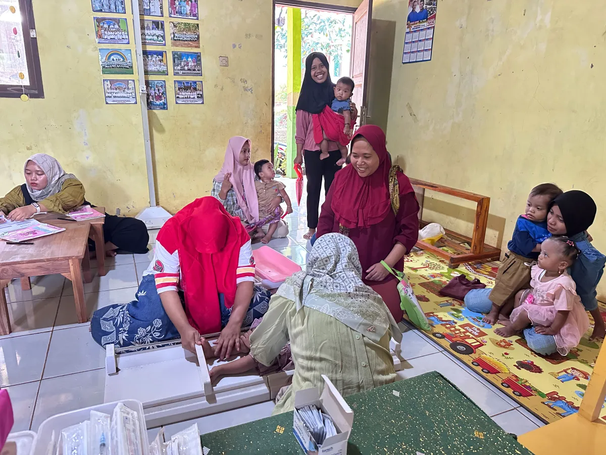 Posyandu di desa pancur sepepe pada tanggal 3 juli 2026 