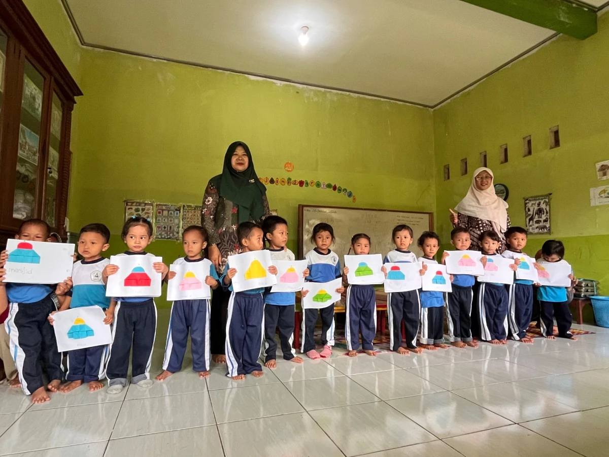 TP PKK desa Mangunan bersama di PAUD Melati