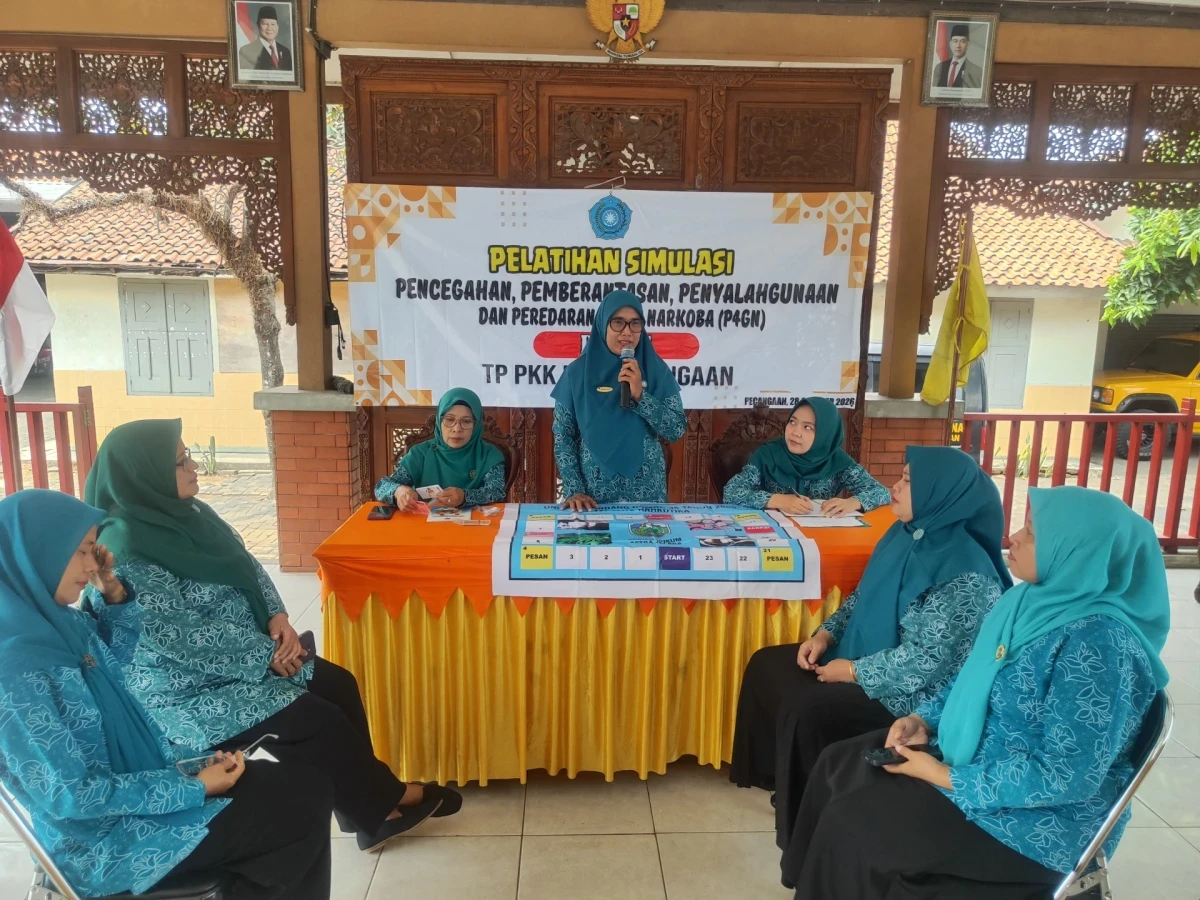 TP PKK Kecamatan Pecangaan Gelar Pelatihan Simulasi P4GN
